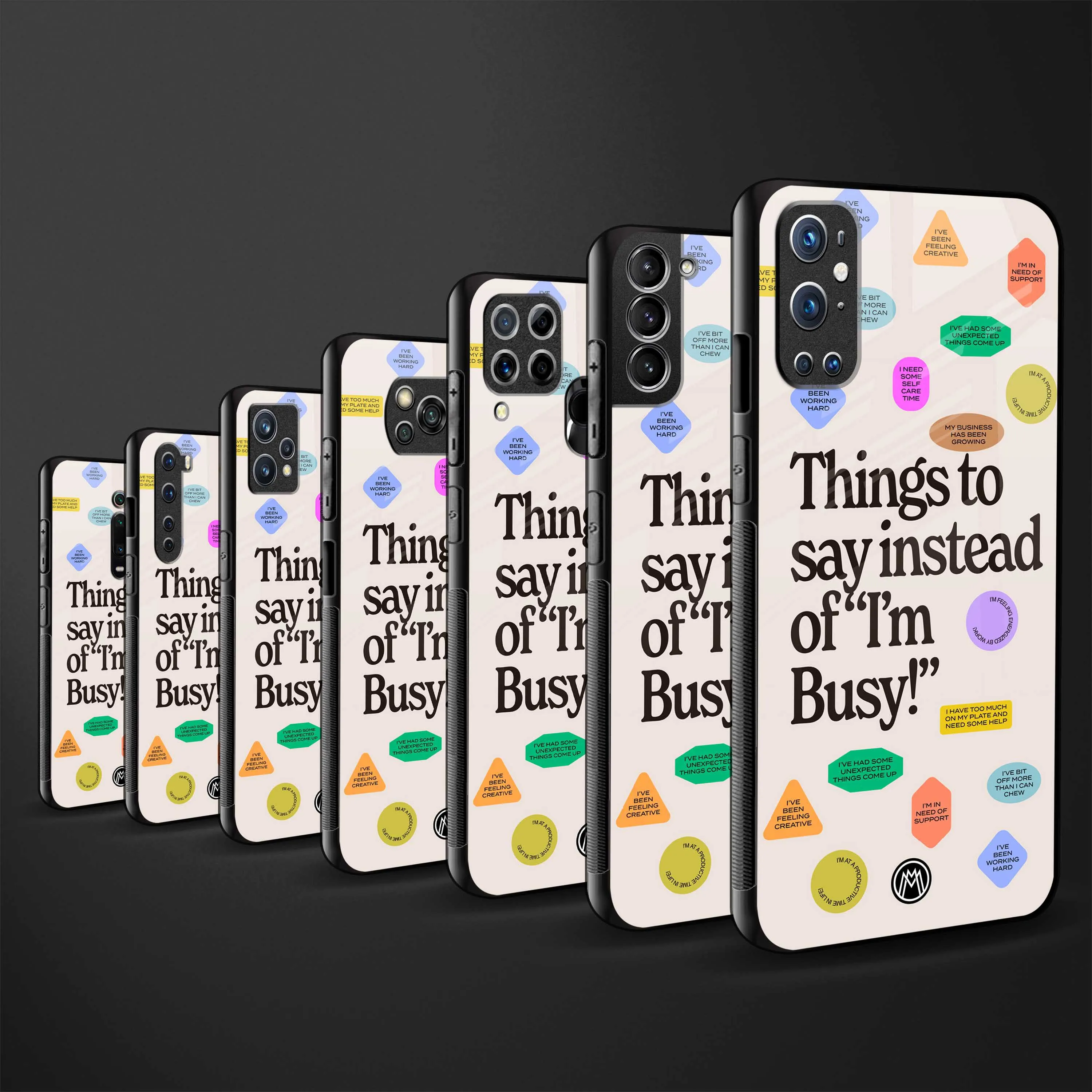 10 Things To Say Phone Case for Samsung Galaxy A54 | Glass Case