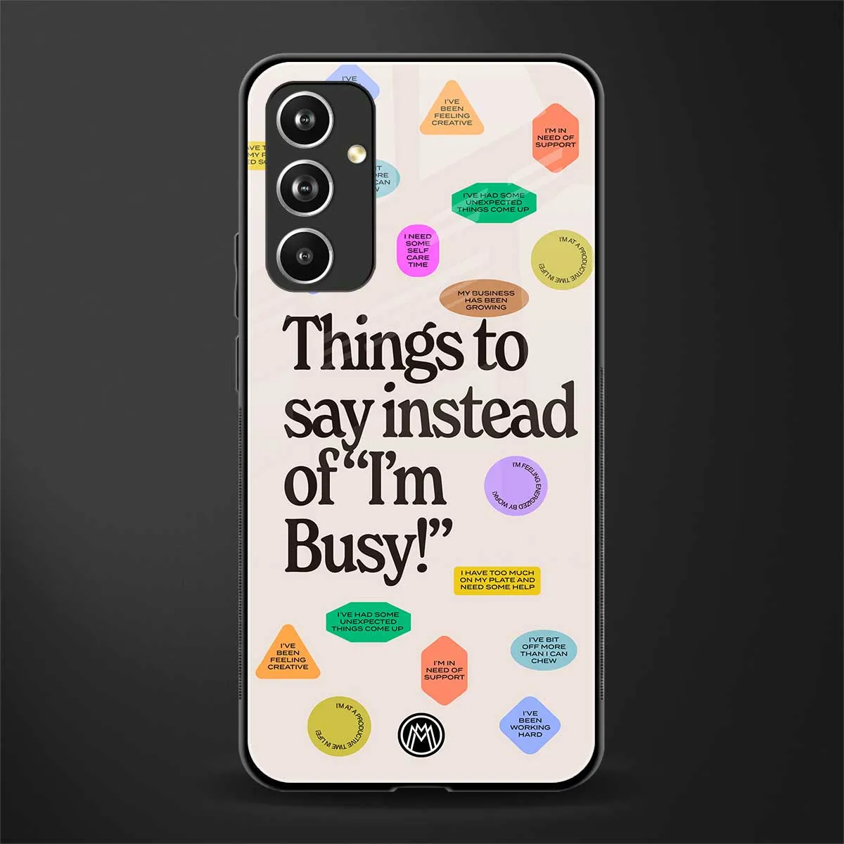 10 Things To Say Phone Case for Samsung Galaxy A54 | Glass Case