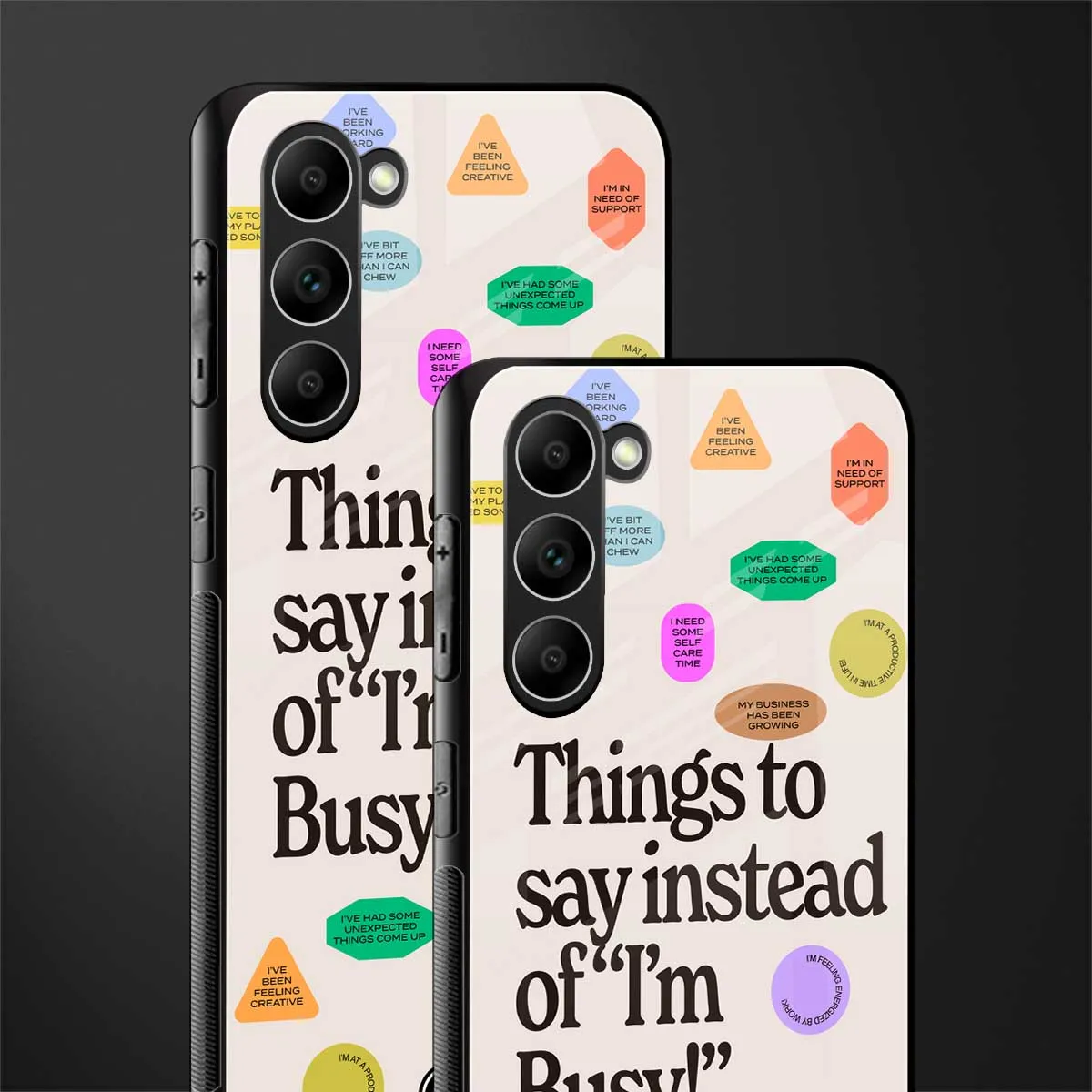 10 Things To Say Phone Case for Samsung Galaxy S23 | Glass Case