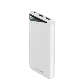 10,000 mAh Power Bank - White