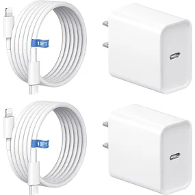 10FT iPhone 14 13 12 11 Charger, Long Charging Cable with 20W USB C Charger Block for i Phone 14/14 Pro/14 Pro Max/14 Plus/13/12/11/Xs Max/XR