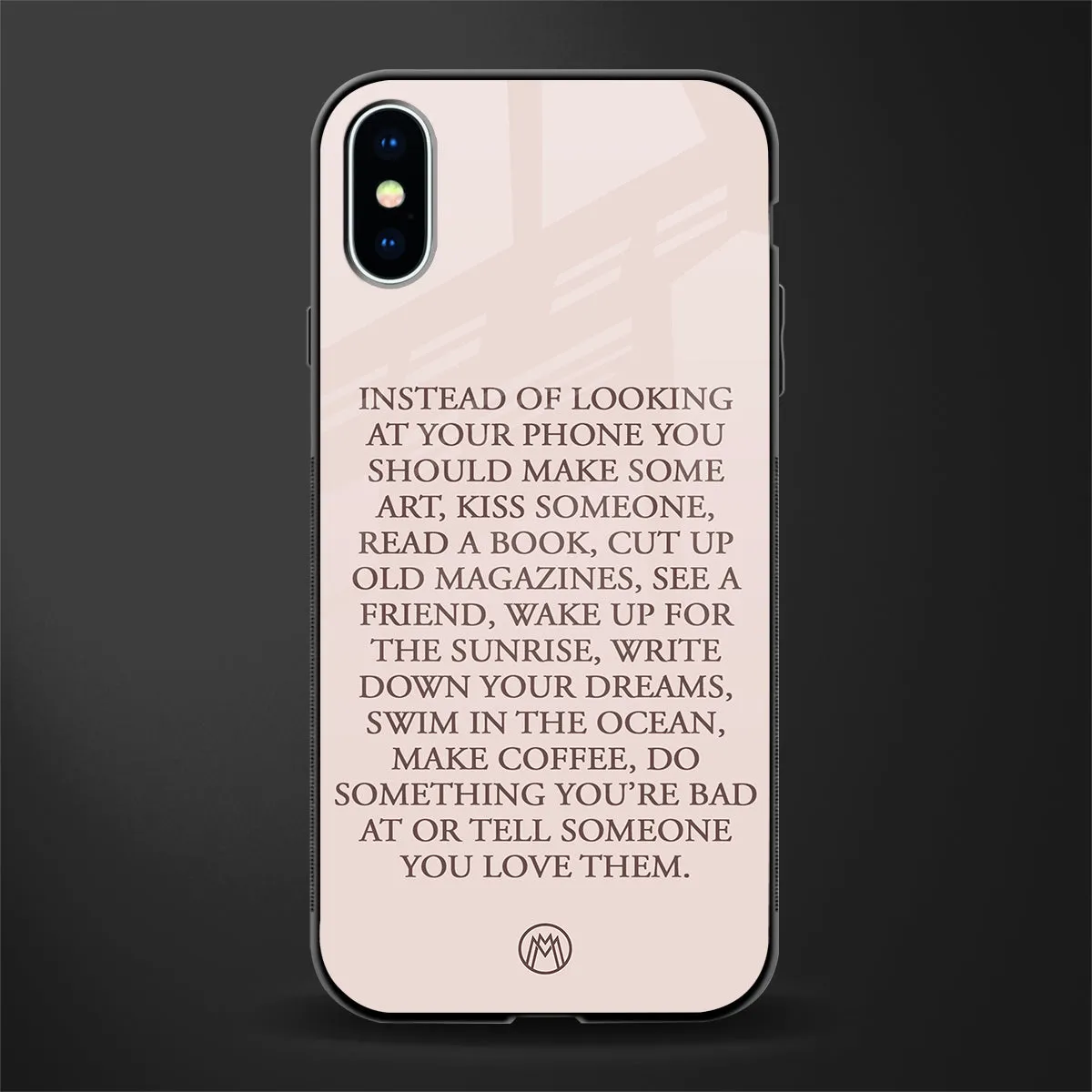 11 Things To Do Phone Case for IPhone XS | Glass Case