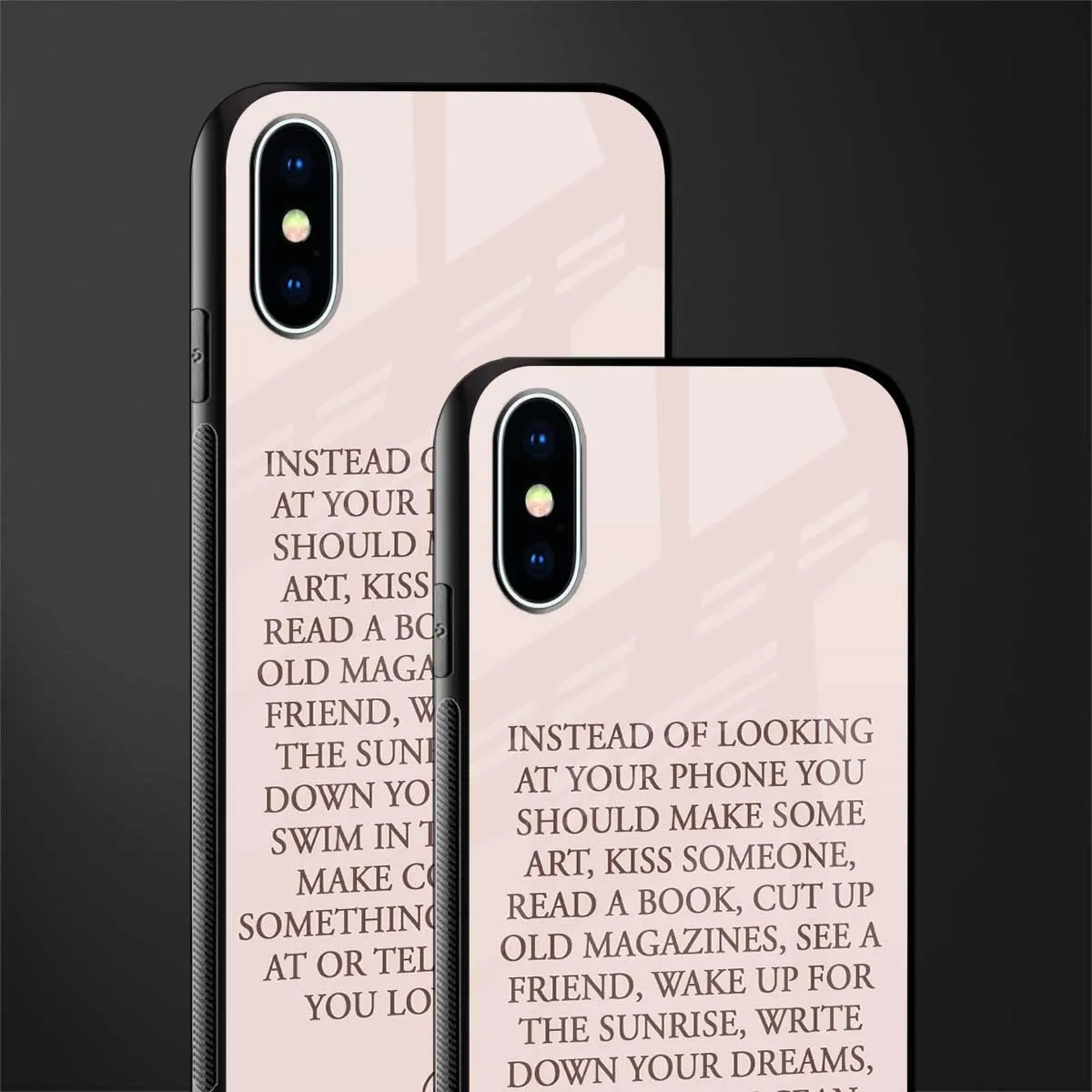 11 Things To Do Phone Case for IPhone XS | Glass Case