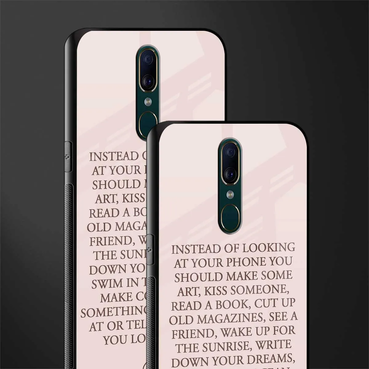 11 Things To Do Phone Case for Oppo F11 | Glass Case