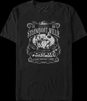 1928 Steamboat Willie Mickey Mouse Disney T-Shirt