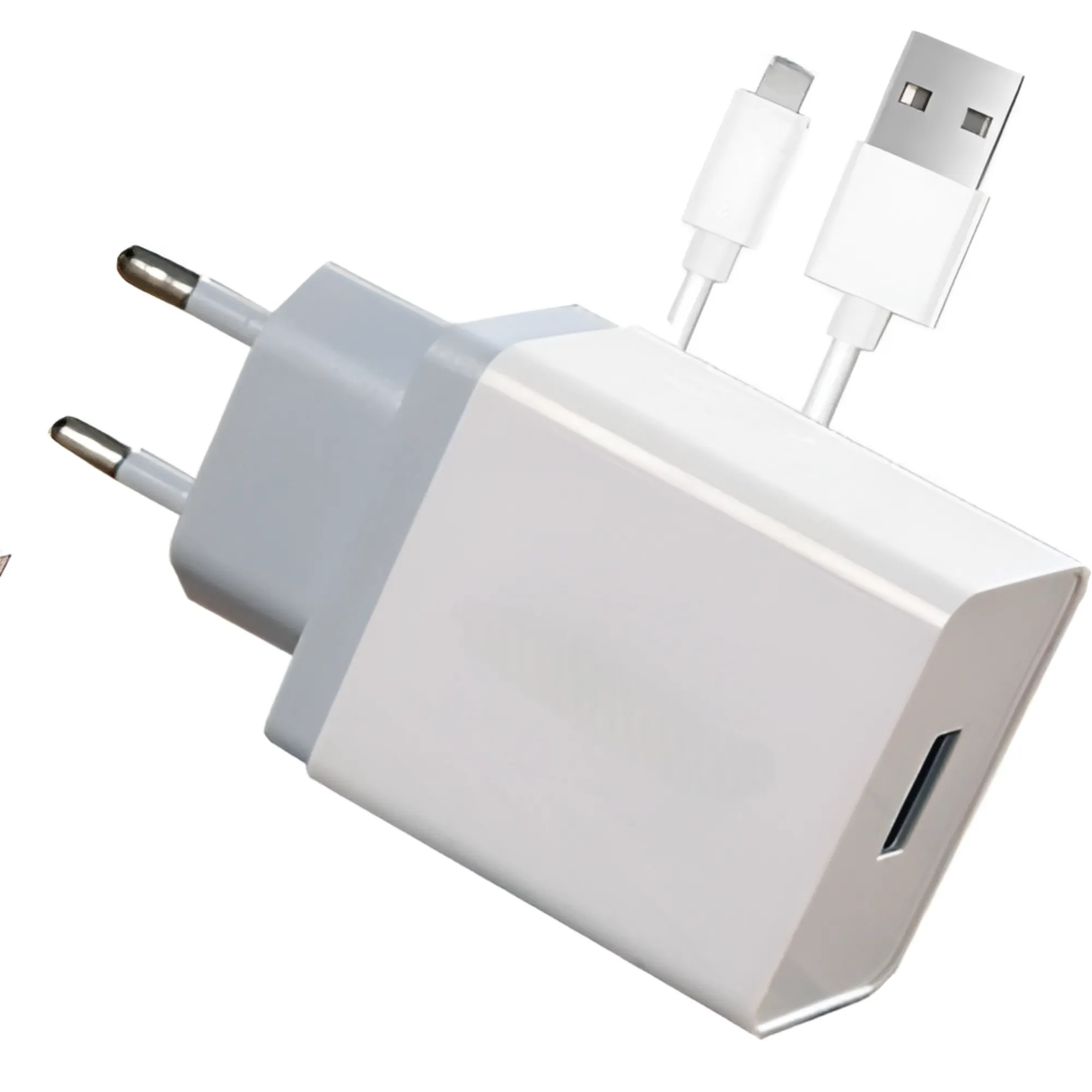 1M Super Fast Charger With Usb-A Port And 65W Lightning Cable Cs-228