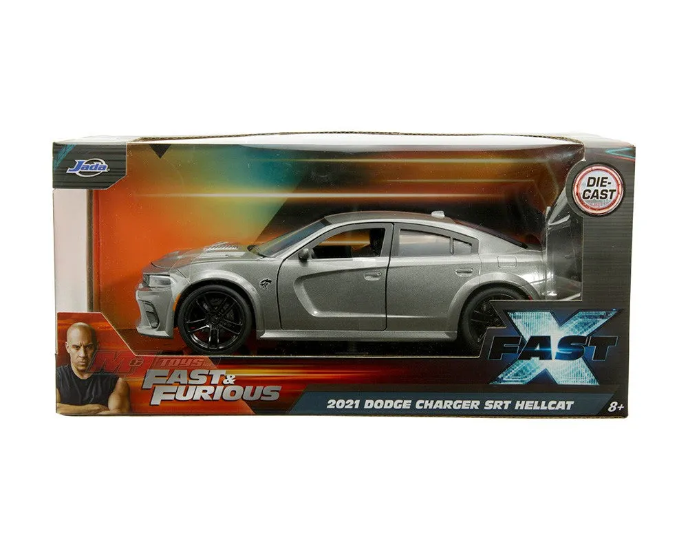 2021 Dodge Charger SRT Hellcat from movie "Fast X" - Jada Fast & Furious 1/24 Diecast Model 34472