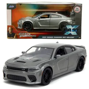 2021 Dodge Charger SRT Hellcat from movie "Fast X" - Jada Fast & Furious 1/24 Diecast Model 34472