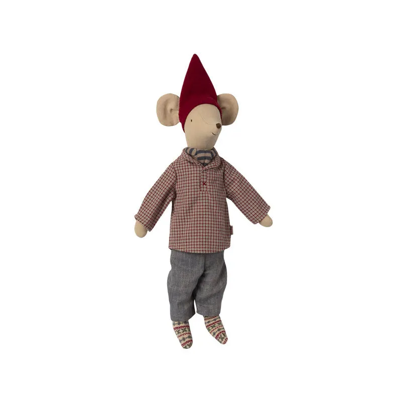 2021 Maileg Medium Boy Christmas Mouse