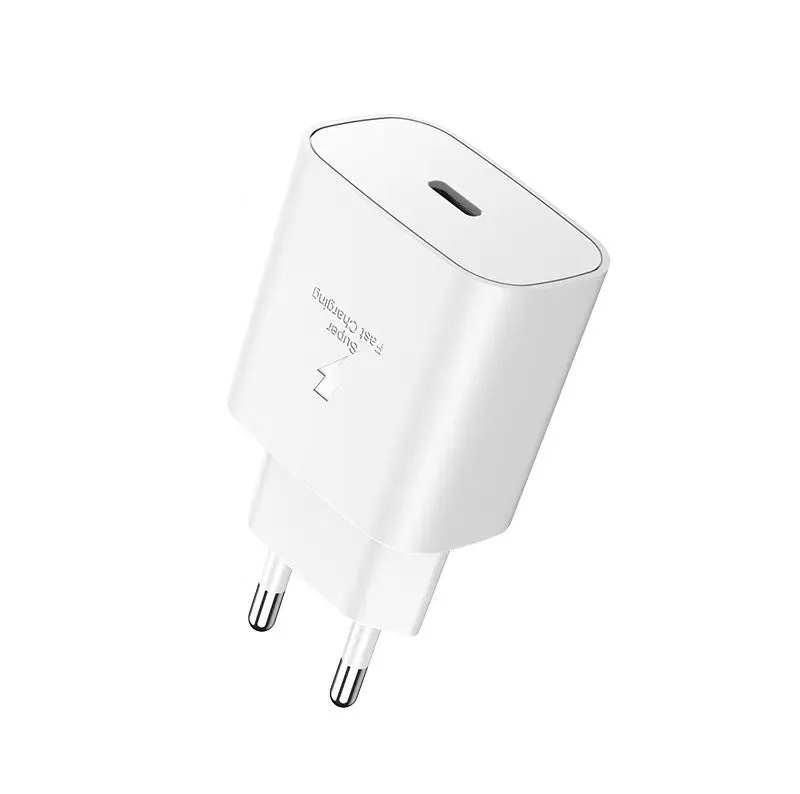 25W PD Super Fast Charge Charger US Europe British Standard Charging Plug