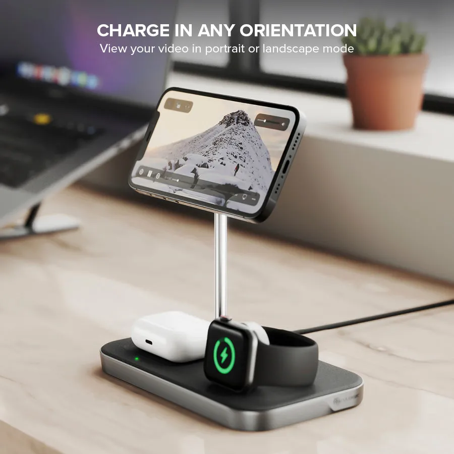 3-in-1 Wireless Charging Station - Apple Certified