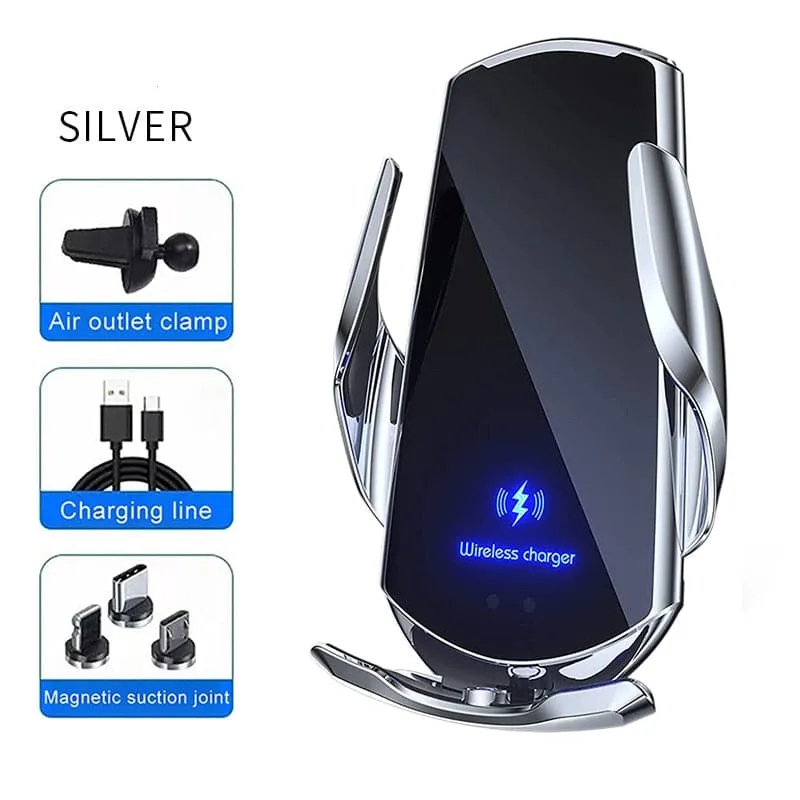 30W Car Wireless Charger Automatic Magnetic Chargers Mount Phone Holder Air Vent for iPhone 14 13 12 11 8 Samsung Fast Charging