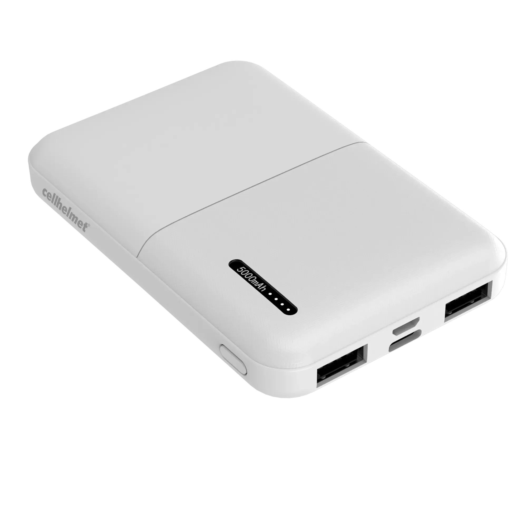 5K mAh Power Bank - Dual Type-A Ports and Single Type-C