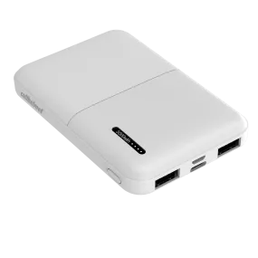 5K mAh Power Bank - Dual Type-A Ports and Single Type-C