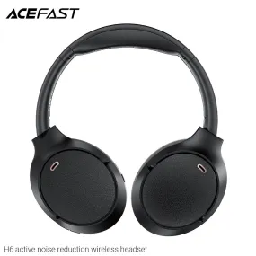 Acefast H6 Active Noise Cancelling Wireless Headset - Black