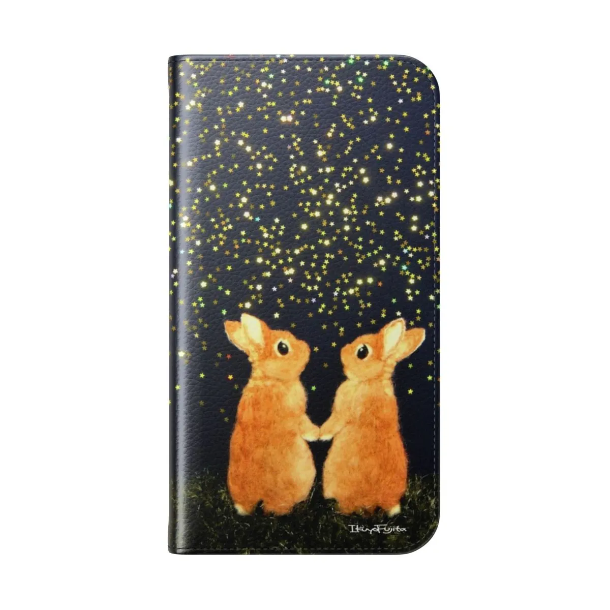 Adorable Bunny Art Flip Cover Phone Case