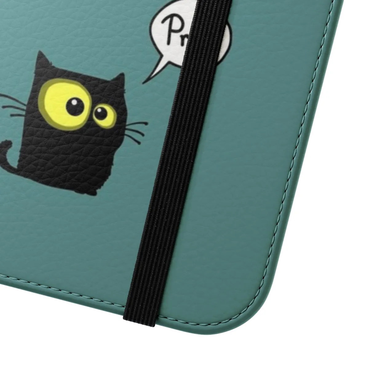 Adorable Cat-Themed Flip Phone Case for Mobile Devices