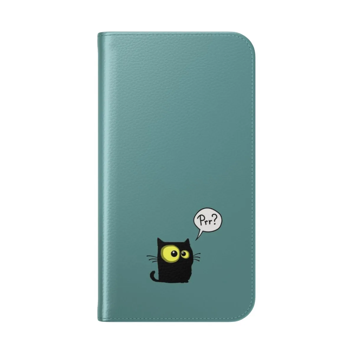 Adorable Cat-Themed Flip Phone Case for Mobile Devices