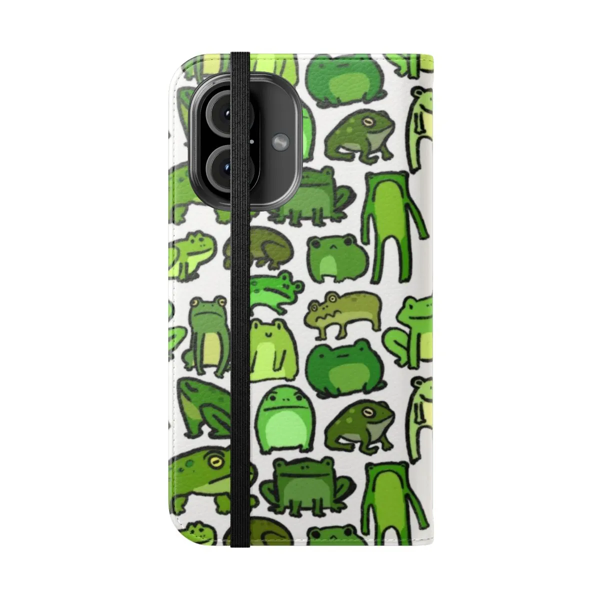 Adorable Frog-Inspired Flip Phone Cover