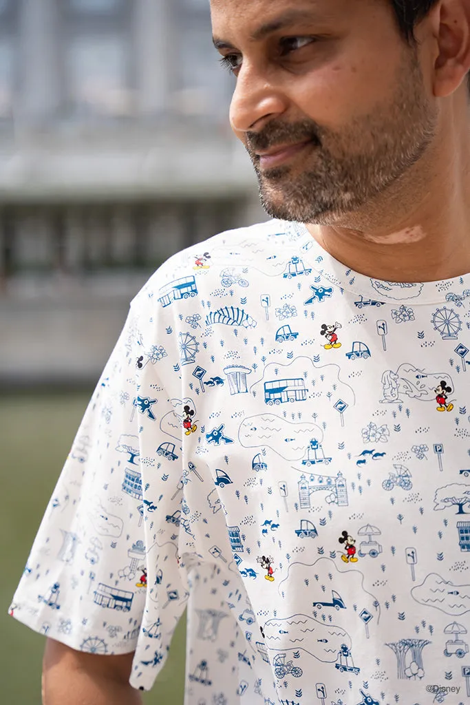 Adult Tee - Blue Road Trip Mickey