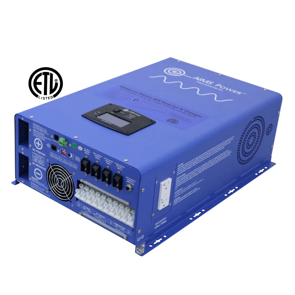 AIMS Power 12,000 Watt 48 Volt Pure Sine Inverter Charger