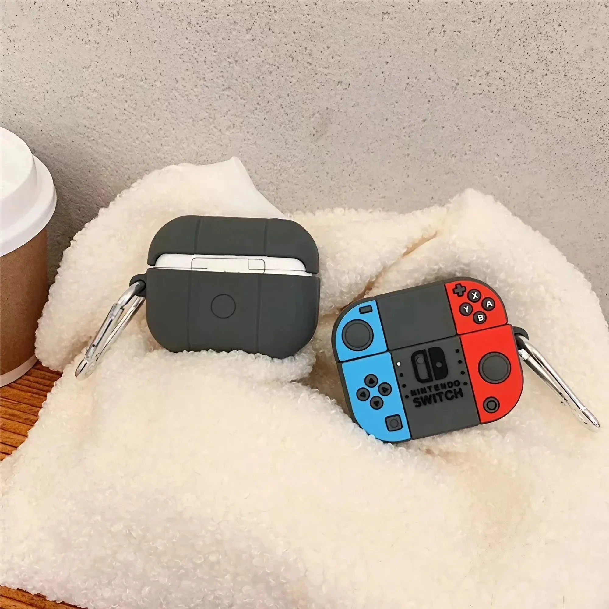 AirPods 4 Switch Gamepad AirPods Case Silicone Soft Earphone Protector Cover