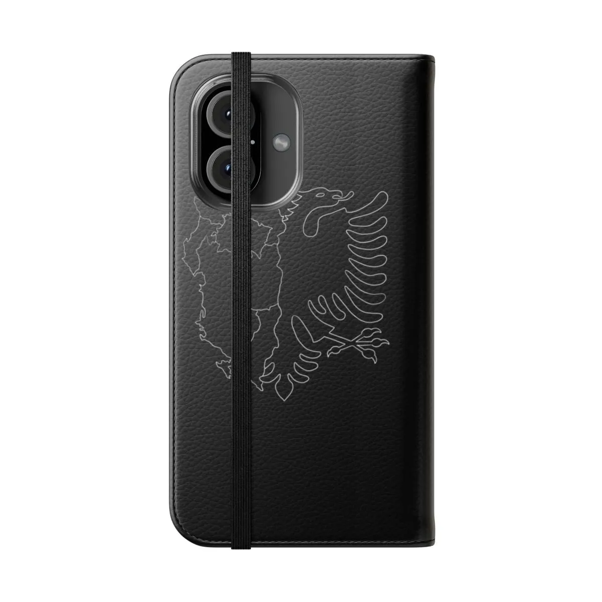 Albanian Flag Double Headed Eagle Phone Case