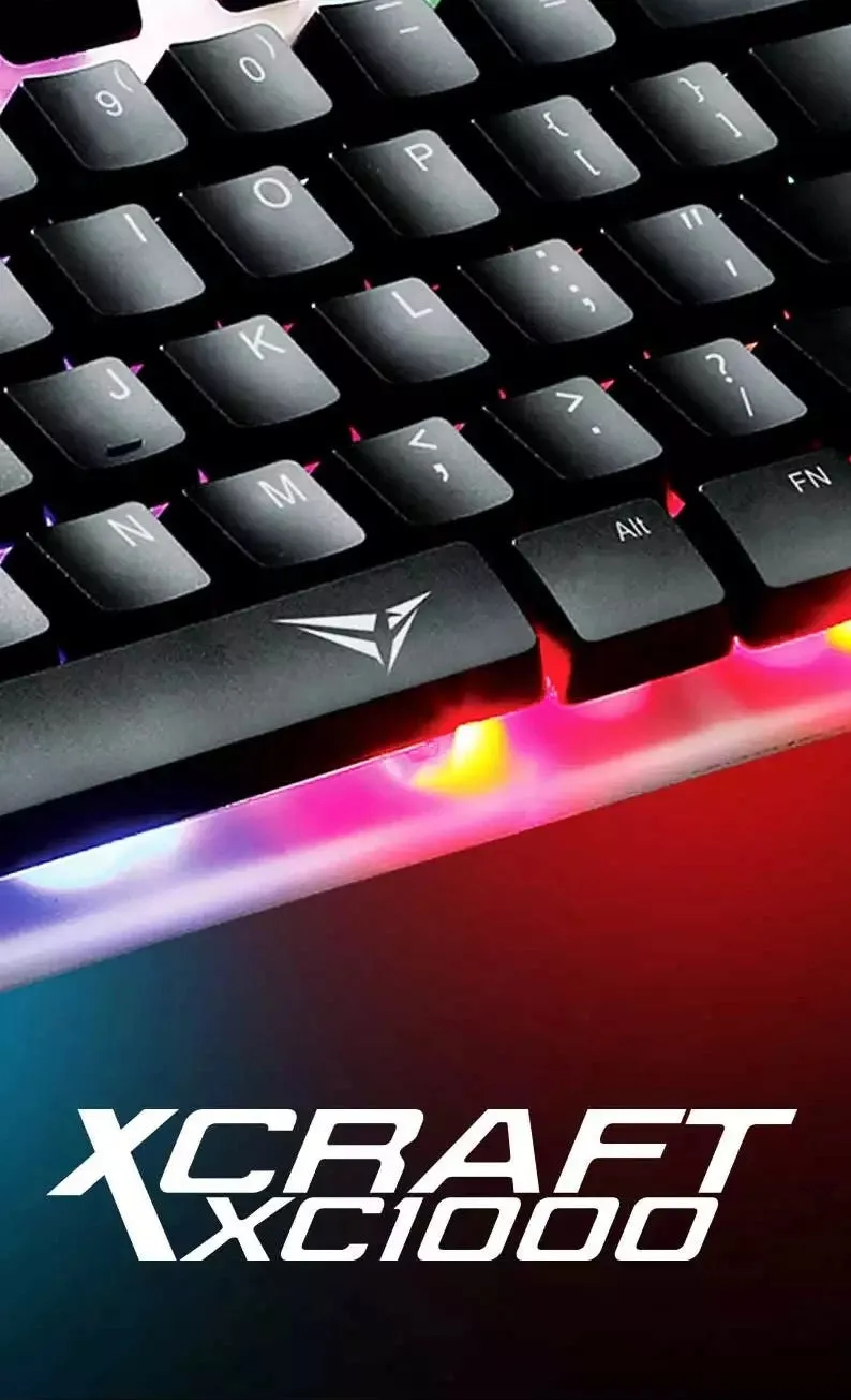 Alcatroz Wired Combo Gaming Keyboard/ Mouse X-Craft XC1000