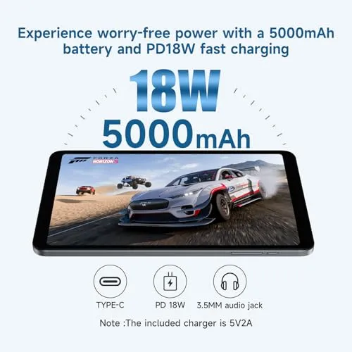 ALLDOCUBE iPlay50 Mini Pro NFE 8.4 inch Tablet,16GB(8 8) RAM 128GB ROM 512GB Expandable, Helio G99 Android Tablet with Widevine L1, 1920×1200 FHD  Android 13 Tablet, 5MP/13MP 4G LTE GPS Bluetooth 5.2