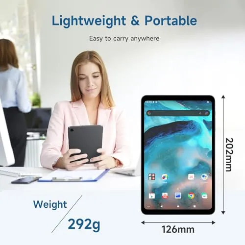 ALLDOCUBE iPlay50 Mini Pro NFE 8.4 inch Tablet,16GB(8 8) RAM 128GB ROM 512GB Expandable, Helio G99 Android Tablet with Widevine L1, 1920×1200 FHD  Android 13 Tablet, 5MP/13MP 4G LTE GPS Bluetooth 5.2