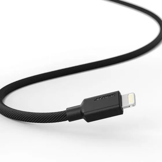 ALOGIC Elements Pro USB 2.0 USB-A to Lightning Cable 1m - Black (ELPA8P01-BK)