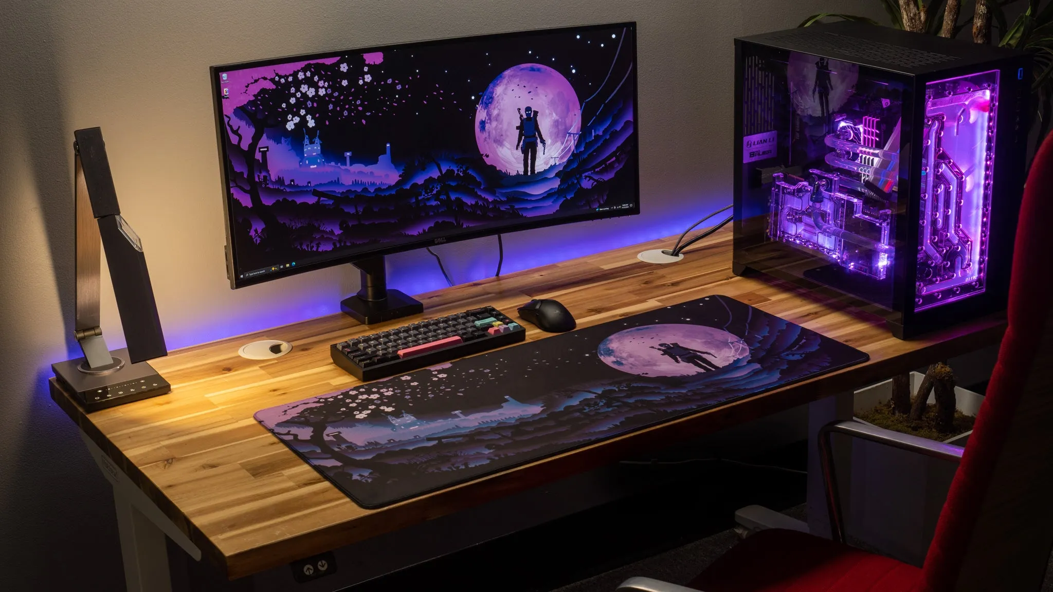 AloneinTokyo "Cherry Blossom" Rust Limited Edition Content Creator Collaboration Gaming Deskmat Mouse Pad