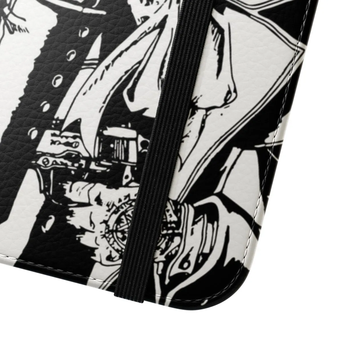 Alucard Themed Flip Cover Phone Case for Anime and Manga Fans