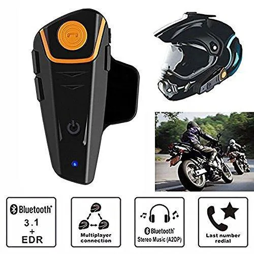 Amazing Motocycle bluetooth Interphone V3.0 Headsets 1pcs