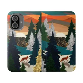 Amber Fox Nature Flip Cover Phone Case