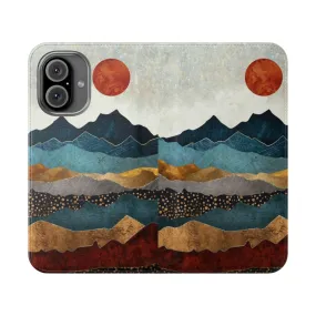 Amber Landscape Flip Cover Phone Case