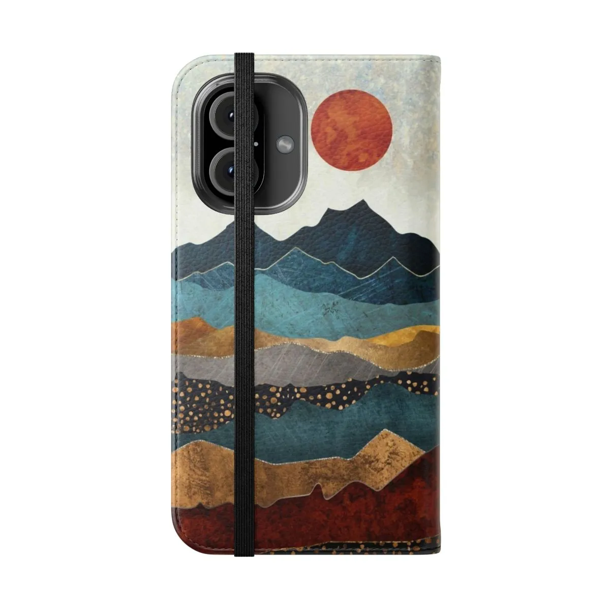 Amber Landscape Flip Cover Phone Case