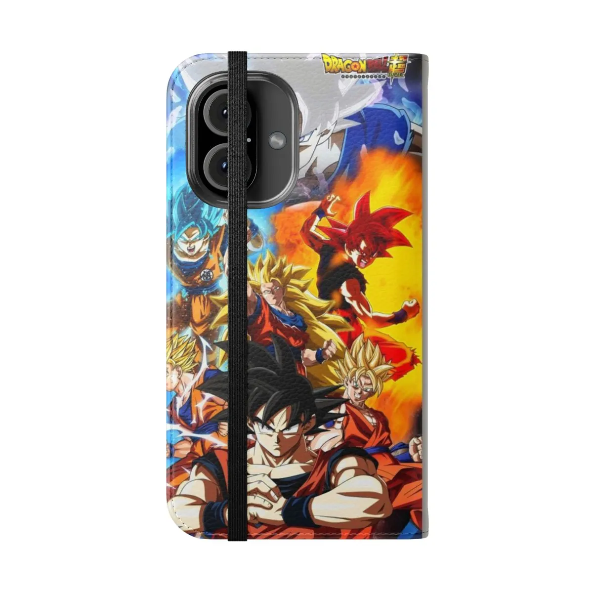 Anime Dragon Ball Super Inspired Goku Flip Cover Phone Case