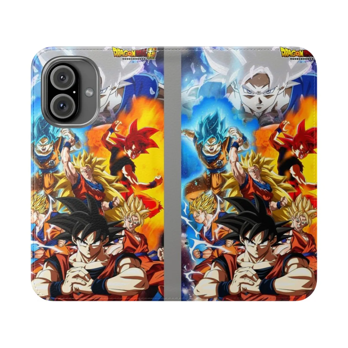 Anime Dragon Ball Super Inspired Goku Flip Cover Phone Case