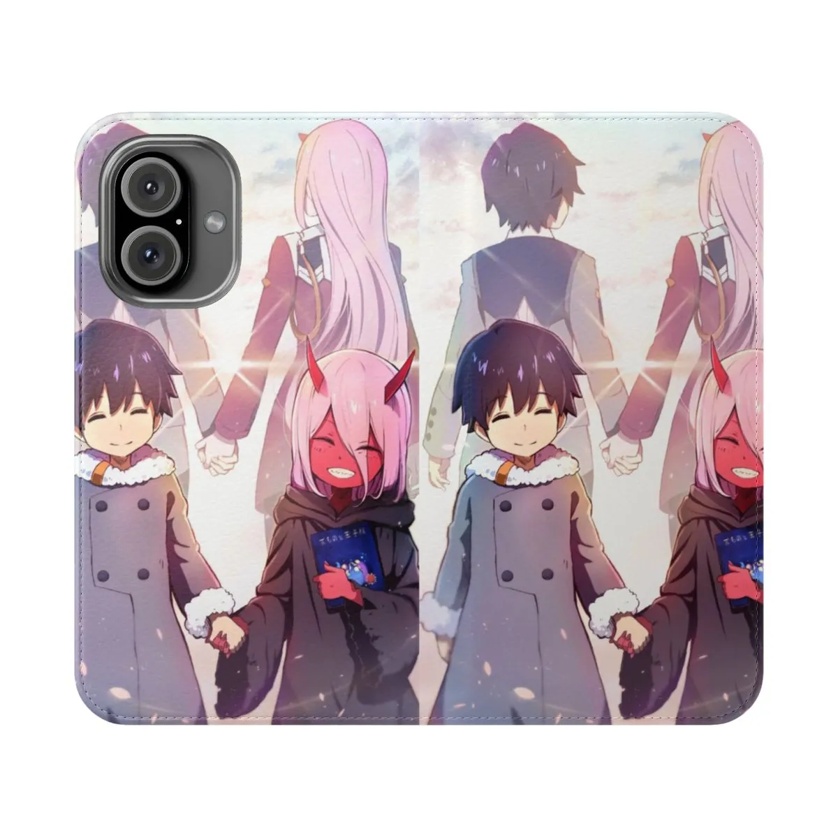 Anime Flip Phone Case - Darling in the Franxx Inspired Design