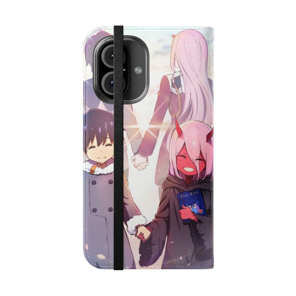 Anime Flip Phone Case - Darling in the Franxx Inspired Design