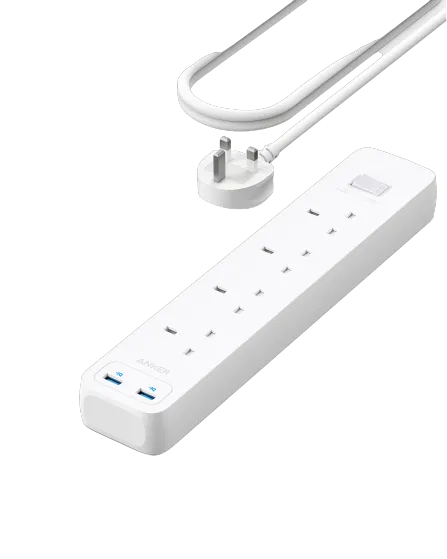 Anker 322 USB Power Strip  4 in 1 -White A9142K21