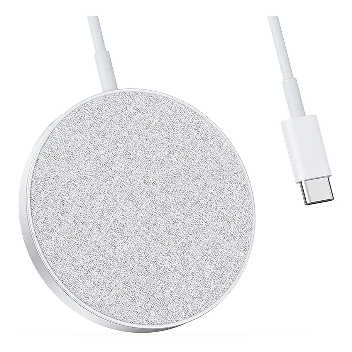 Anker - PowerWave Select  Magnetic Charging Pad - Silver