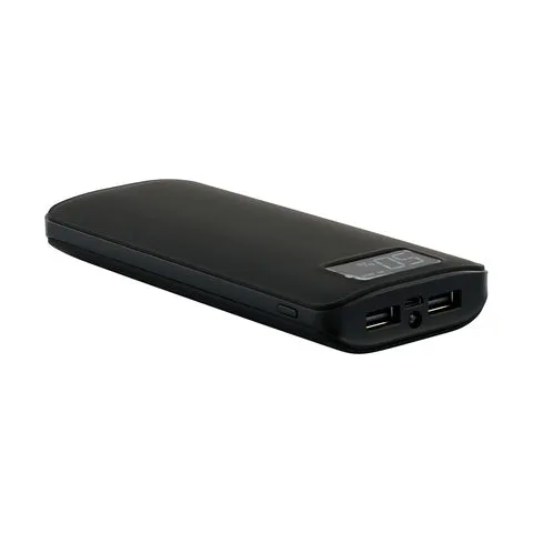 Anko Black Portable Charger Dual Port - 15,000mAh