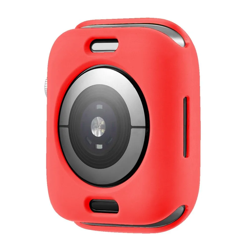 Apple Watch (41mm) candy color button TPU cover - Red / Black