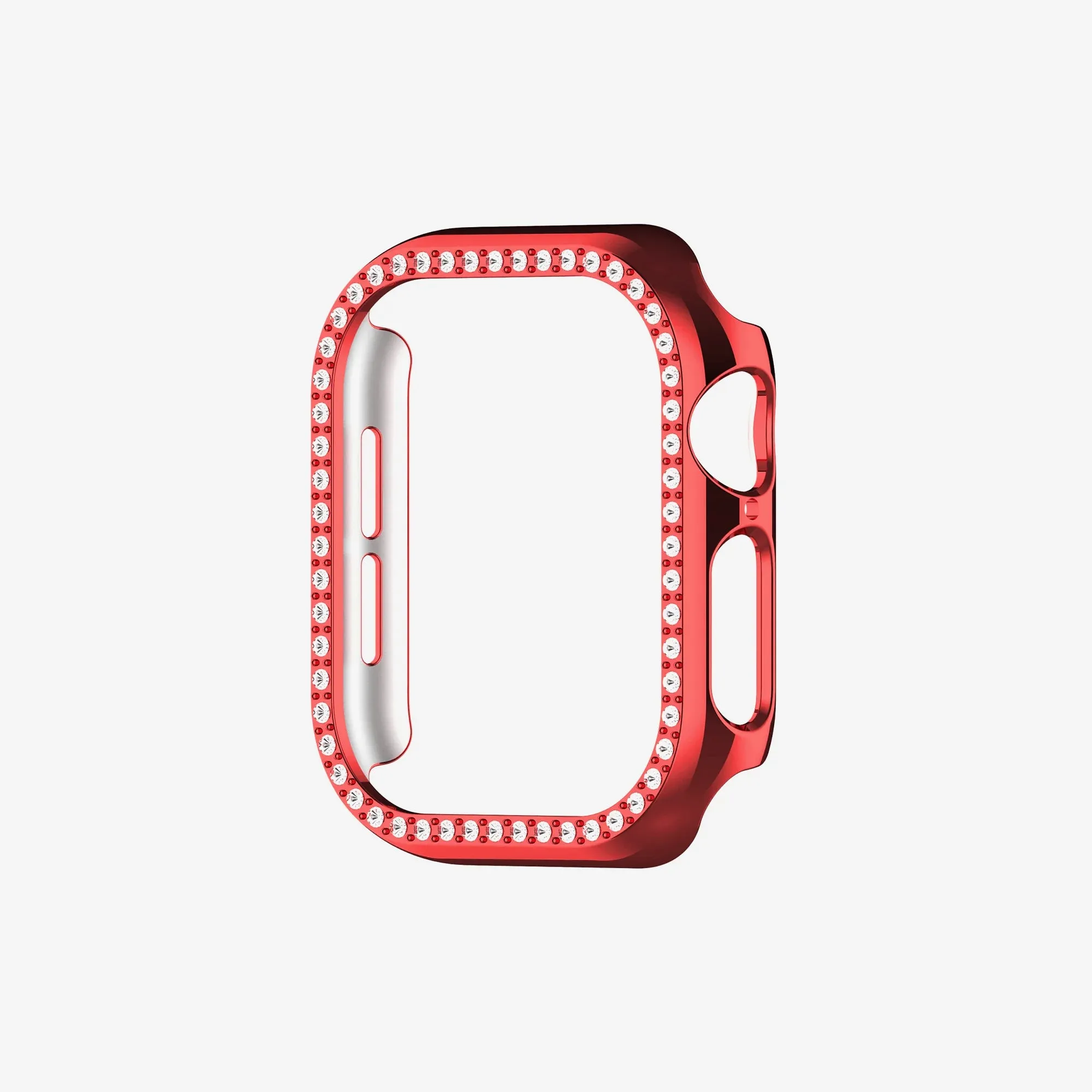 Apple Watch Diamond Plated Protective Hard Case - Red