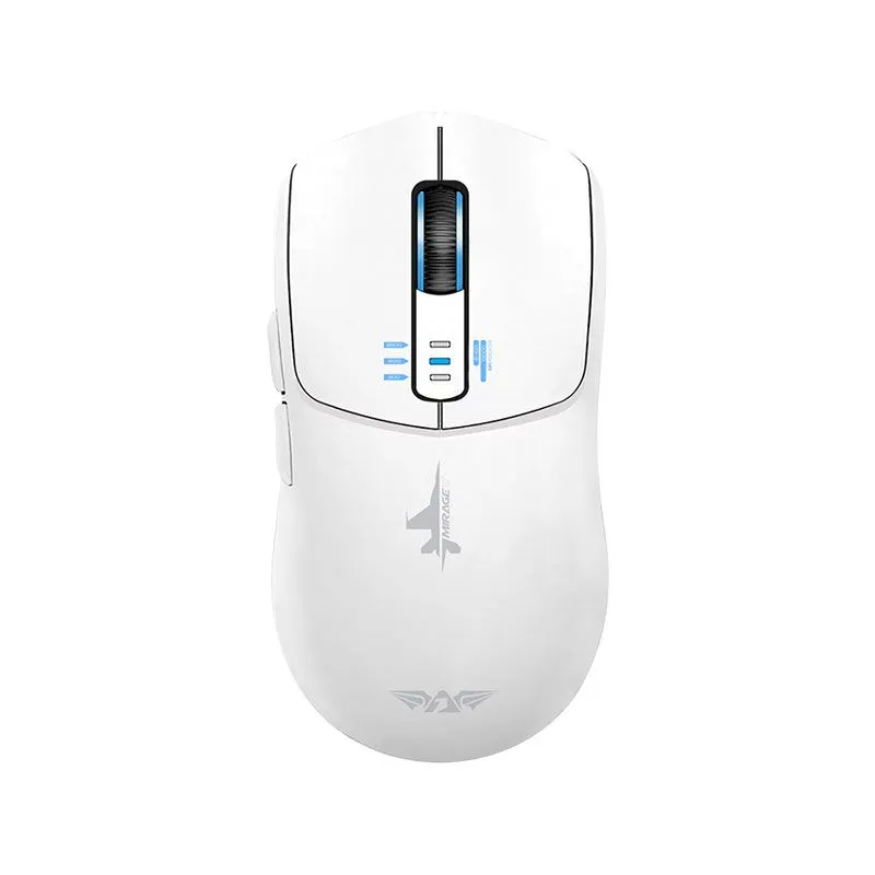 Armaggeddon Mirage V Bluetooth 5.0 Wireless 2.4G Rechargeable 10000 CPI Gaming Mouse - Black / White