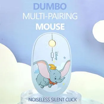 ★Authentic★Disney★Dumbo Multi Pairiing Wireless Silent Mouse★Noiseless Button/Sleep Mode