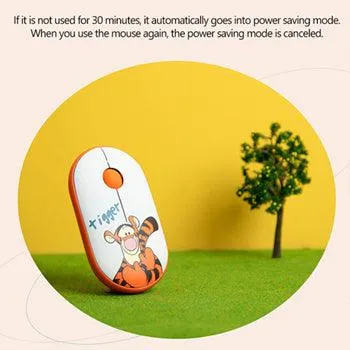 ★Authentic★Disney★Tigger Multi Pairiing Wireless Silent Mouse★Noiseless Button/ Sleep Mode