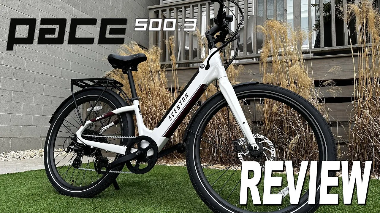 Aventon Pace 500.3 Step Thru Cruiser Electric Bike FREE BATTERY